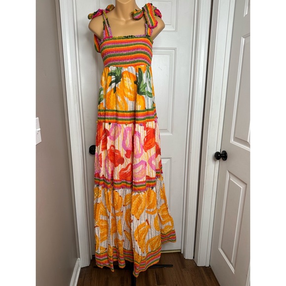 Anthropologie Farm Rio Printed Tiered Maxi Dress - Picture 4 of 7